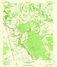 Download a high-resolution, GPS-compatible USGS topo map for Pulliam Ranch, TX (1962 edition)