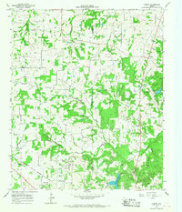 Download a high-resolution, GPS-compatible USGS topo map for Purley, TX (1968 edition)