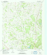 Download a high-resolution, GPS-compatible USGS topo map for Purley, TX (1992 edition)