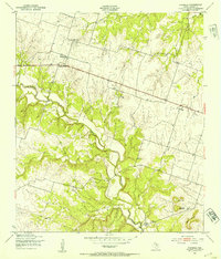 Download a high-resolution, GPS-compatible USGS topo map for Purmela, TX (1953 edition)