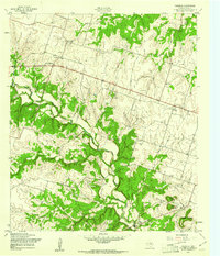 Download a high-resolution, GPS-compatible USGS topo map for Purmela, TX (1961 edition)
