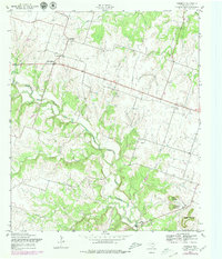 Download a high-resolution, GPS-compatible USGS topo map for Purmela, TX (1979 edition)