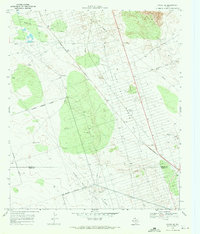 Download a high-resolution, GPS-compatible USGS topo map for Pyote NE, TX (1971 edition)