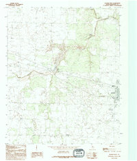 preview thumbnail of historical topo map of Hardeman County, TX in 1990