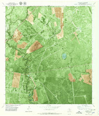 Download a high-resolution, GPS-compatible USGS topo map for Quintana, TX (1979 edition)