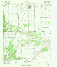 Download a high-resolution, GPS-compatible USGS topo map for Quitaque, TX (1969 edition)