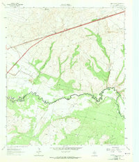 Download a high-resolution, GPS-compatible USGS topo map for Quito Draw, TX (1965 edition)
