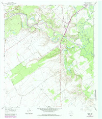 Download a high-resolution, GPS-compatible USGS topo map for Raisin, TX (1987 edition)