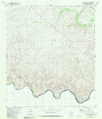 Download a high-resolution, GPS-compatible USGS topo map for Ramsey Canyon, TX (1980 edition)
