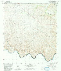 preview thumbnail of historical topo map of Val Verde County, TX in 1980