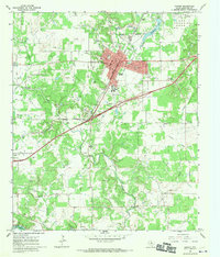 Download a high-resolution, GPS-compatible USGS topo map for Ranger, TX (1970 edition)