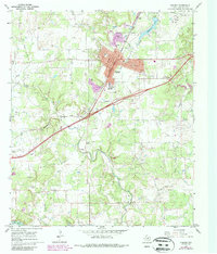 Download a high-resolution, GPS-compatible USGS topo map for Ranger, TX (1987 edition)