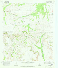 Download a high-resolution, GPS-compatible USGS topo map for Rankin NE, TX (1973 edition)