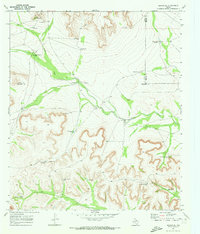 Download a high-resolution, GPS-compatible USGS topo map for Rankin SE, TX (1973 edition)