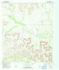 Download a high-resolution, GPS-compatible USGS topo map for Rankin SE, TX (1992 edition)
