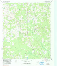 Download a high-resolution, GPS-compatible USGS topo map for Ravanna, TX (1991 edition)