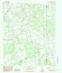Download a high-resolution, GPS-compatible USGS topo map for Raven Creek North, TX (1984 edition)