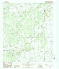 Download a high-resolution, GPS-compatible USGS topo map for Raven Creek South, TX (1984 edition)