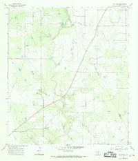 preview thumbnail of historical topo map of Live Oak County, TX in 1965