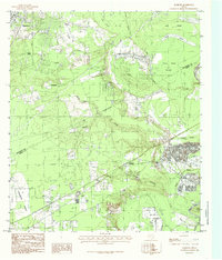 Download a high-resolution, GPS-compatible USGS topo map for Rayburn, TX (1985 edition)