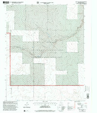Download a high-resolution, GPS-compatible USGS topo map for Red Cow Draw, TX (2001 edition)