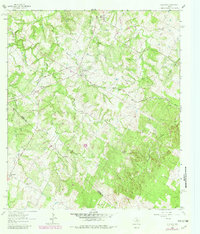 Download a high-resolution, GPS-compatible USGS topo map for Red Rock, TX (1981 edition)