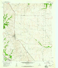 Download a high-resolution, GPS-compatible USGS topo map for Rhome, TX (1961 edition)