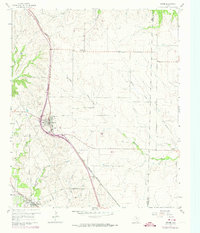 Download a high-resolution, GPS-compatible USGS topo map for Rhome, TX (1974 edition)
