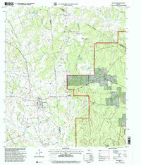 Download a high-resolution, GPS-compatible USGS topo map for Richards, TX (2000 edition)