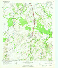 Download a high-resolution, GPS-compatible USGS topo map for Richland, TX (1966 edition)
