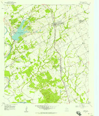 Download a high-resolution, GPS-compatible USGS topo map for Riesel, TX (1958 edition)