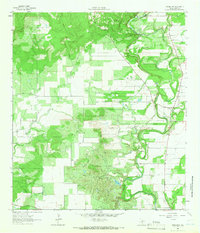 preview thumbnail of historical topo map of Medina County, TX in 1964