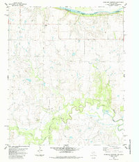 Download a high-resolution, GPS-compatible USGS topo map for Riverland Cemetery, TX (1985 edition)