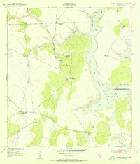 Download a high-resolution, GPS-compatible USGS topo map for Riviera Beach NE, TX (1955 edition)