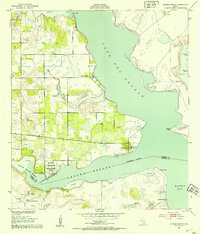 Download a high-resolution, GPS-compatible USGS topo map for Riviera Beach, TX (1953 edition)