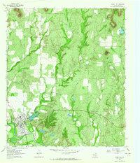 Download a high-resolution, GPS-compatible USGS topo map for Robert Lee, TX (1964 edition)