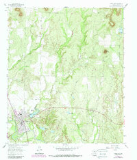 Download a high-resolution, GPS-compatible USGS topo map for Robert Lee, TX (1988 edition)