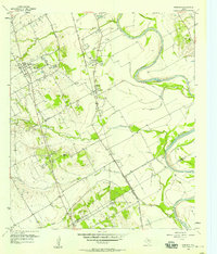 Download a high-resolution, GPS-compatible USGS topo map for Robinson, TX (1958 edition)