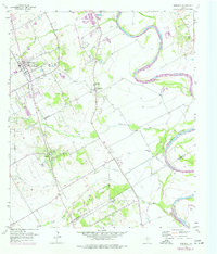 Download a high-resolution, GPS-compatible USGS topo map for Robinson, TX (1977 edition)