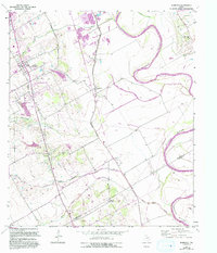 Download a high-resolution, GPS-compatible USGS topo map for Robinson, TX (1993 edition)