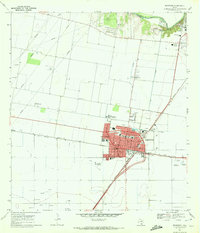 preview thumbnail of historical topo map of Robstown, TX in 1969