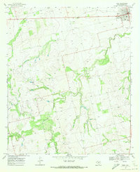 preview thumbnail of historical topo map of Roby, TX in 1969