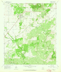 Download a high-resolution, GPS-compatible USGS topo map for Rochelle, TX (1964 edition)