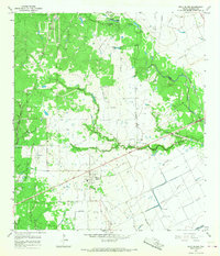 Download a high-resolution, GPS-compatible USGS topo map for Rock Island, TX (1967 edition)