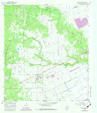 Download a high-resolution, GPS-compatible USGS topo map for Rock Island, TX (1983 edition)