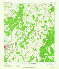 Download a high-resolution, GPS-compatible USGS topo map for Rockdale East, TX (1964 edition)