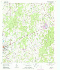 Download a high-resolution, GPS-compatible USGS topo map for Rockdale East, TX (1989 edition)
