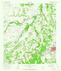 Download a high-resolution, GPS-compatible USGS topo map for Rockdale West, TX (1964 edition)