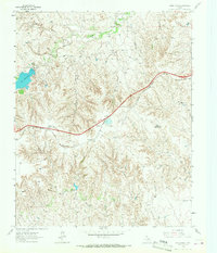 preview thumbnail of historical topo map of Gray County, TX in 1964
