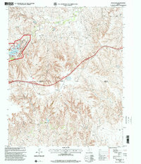 preview thumbnail of historical topo map of Gray County, TX in 1998
